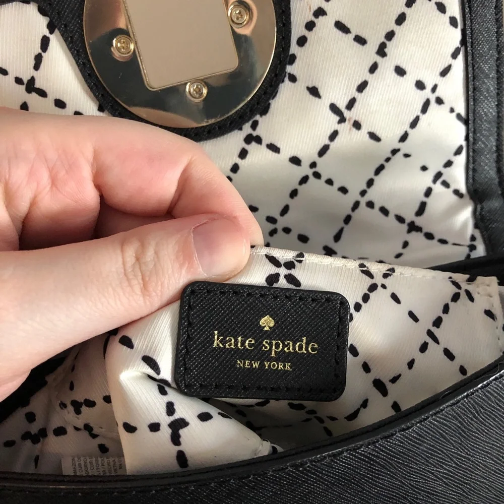 Kate Spade Black Newbury Lane Sally Crossbody Purse